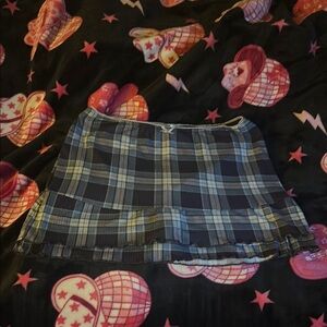 Plaid Mini Skirt